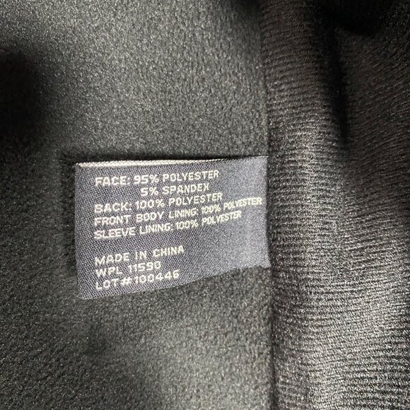 Weatherproof Softshell Jacket Black Full Zip Mens L - Picture 8 of 11